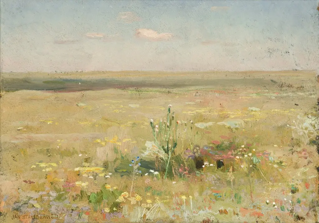 Steppe, by Jan Stanisławski, unspecified, 1900