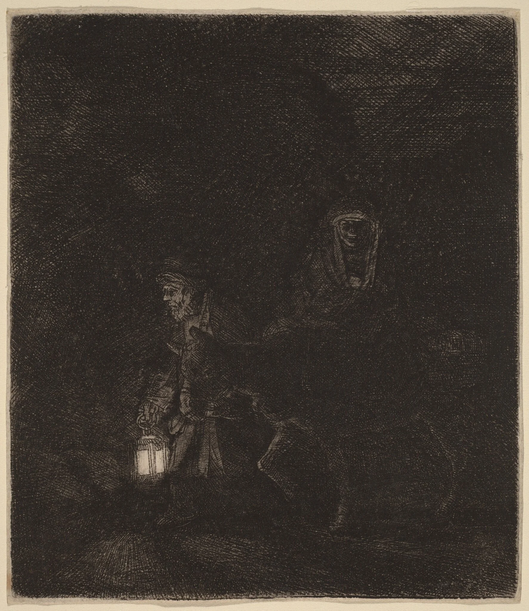 The Flight into Egypt, detail