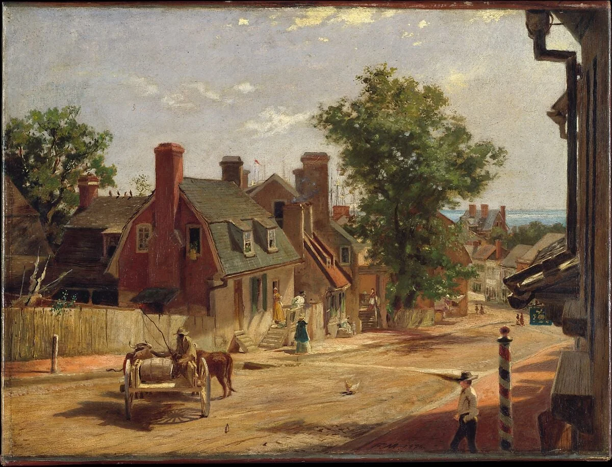 Old Annapolis, Francis Street, detail