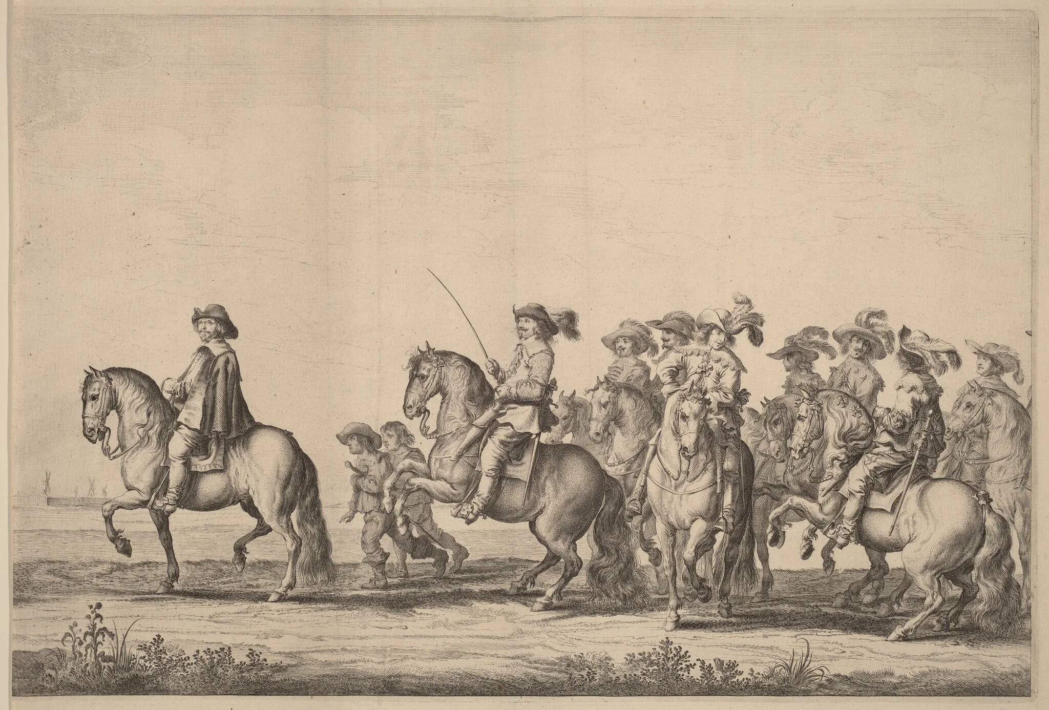 Entry of Marie de Medici into Amsterdam [plate 2 of 6], detail
