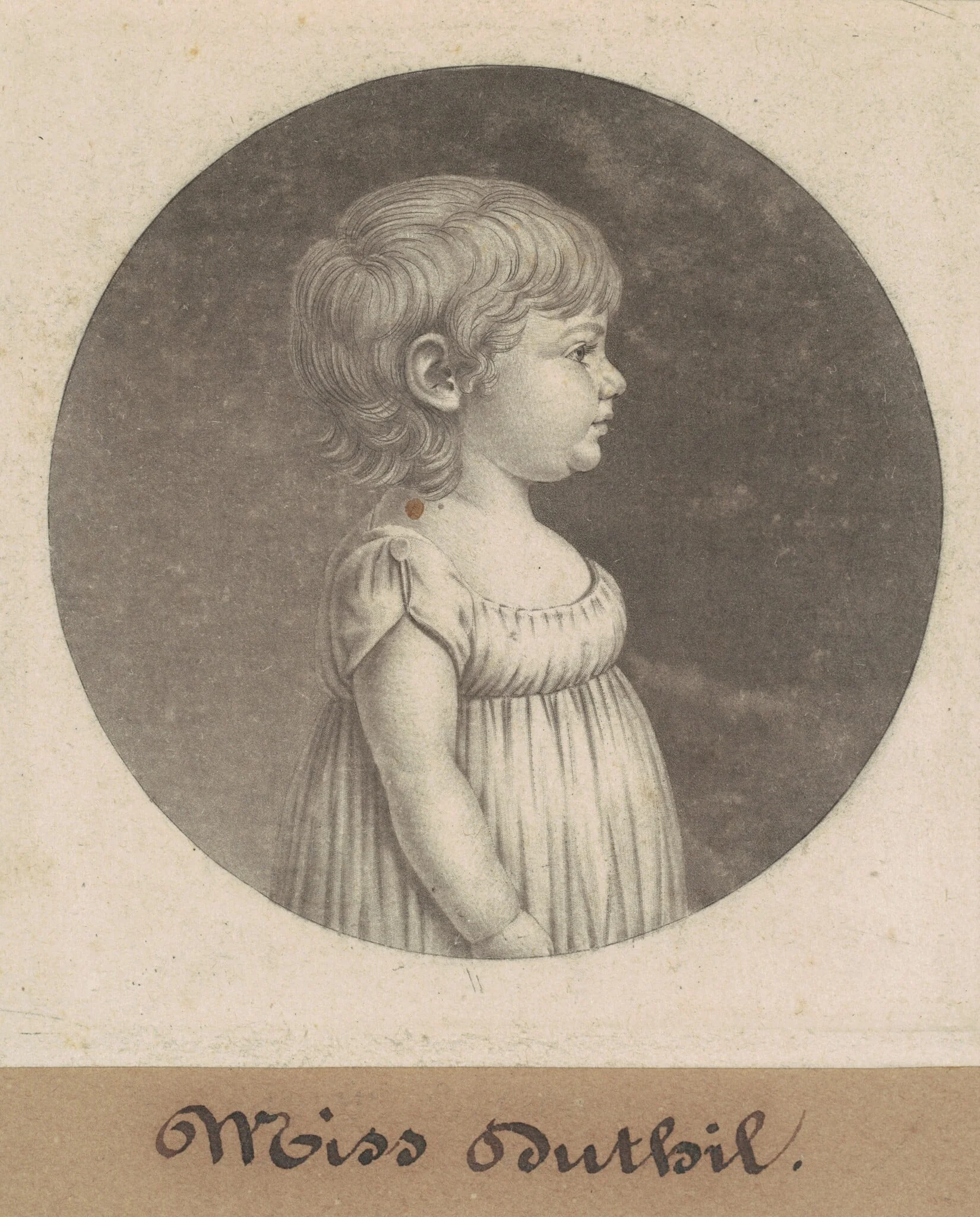 Miss Dutilh, detail