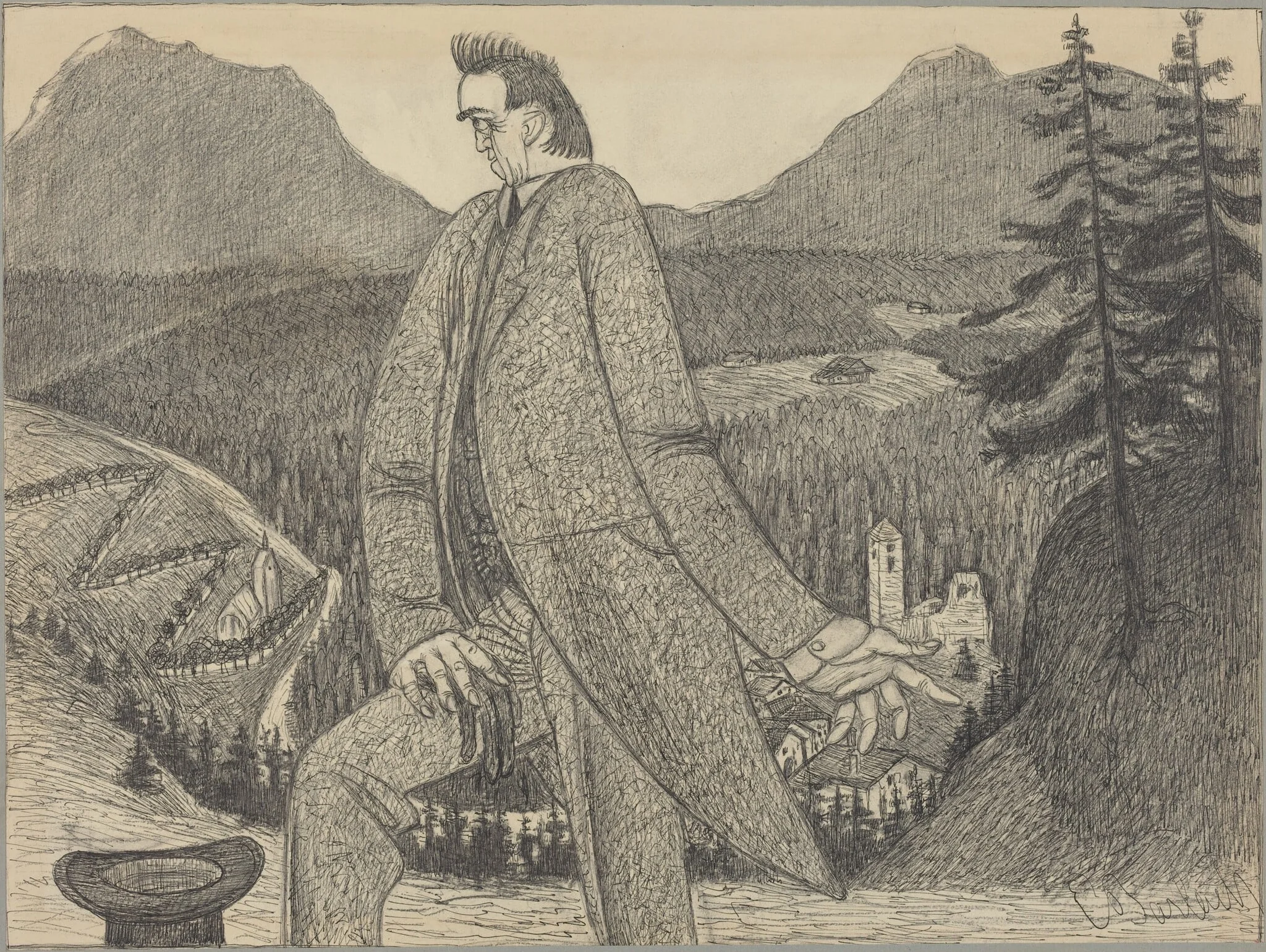 Man of Heights, detail