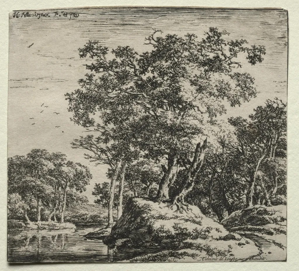 The Hill with the Two Large Trees, by Herman Naiwinx, 1646