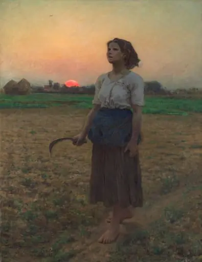 The Song of the Lark, by Jules Breton, oil, 1884