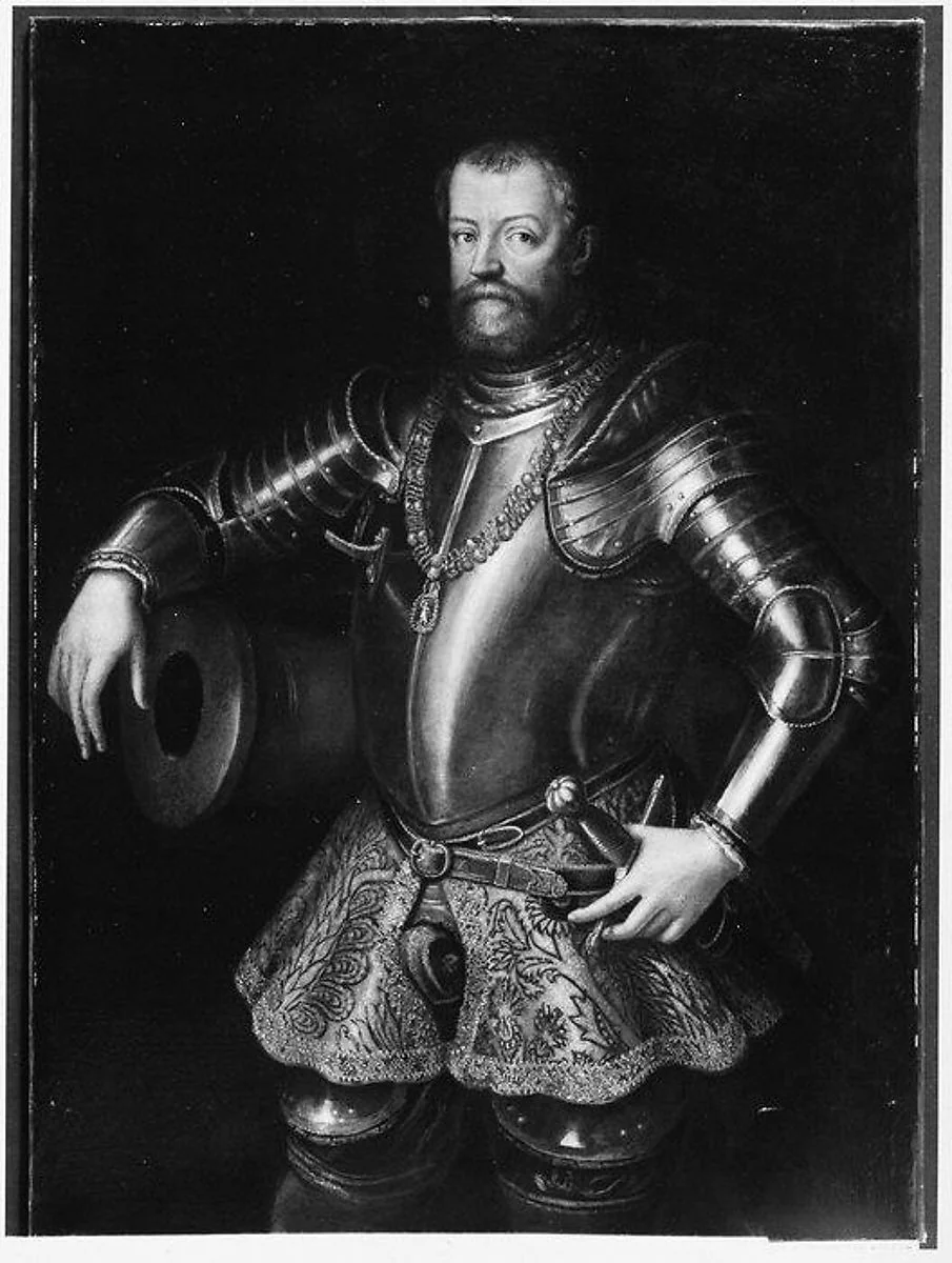 Alfonso I d'Este (1476–1534), Duke of Ferrara, detail