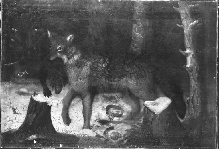 Siegreicher Wolf, detail