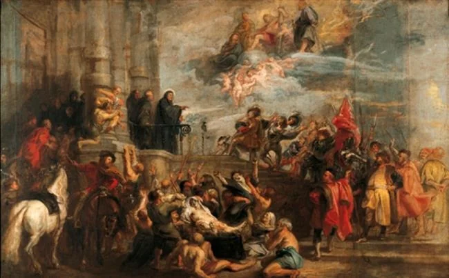 The Miracles of St. Benedict, detail