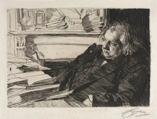 Ernest Renan, by Anders Zorn, 1892