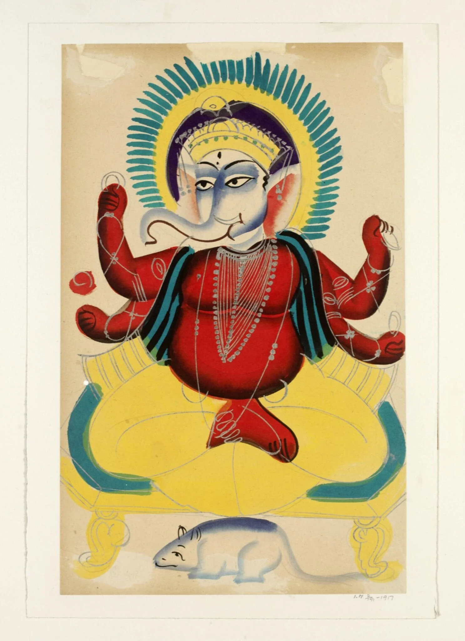 Ganesha, detail