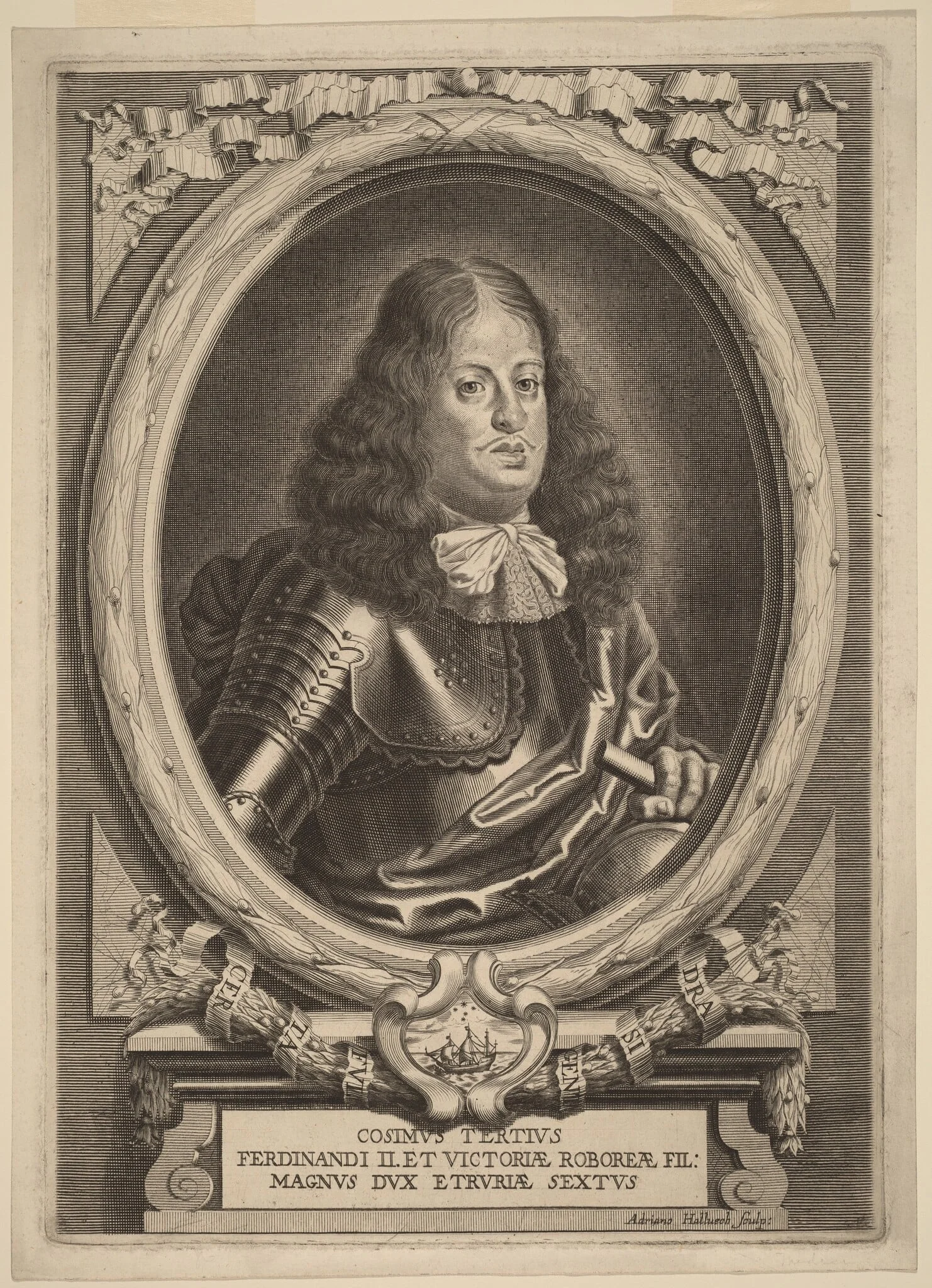 Cosimo III, Grand Duke of Tuscany, detail