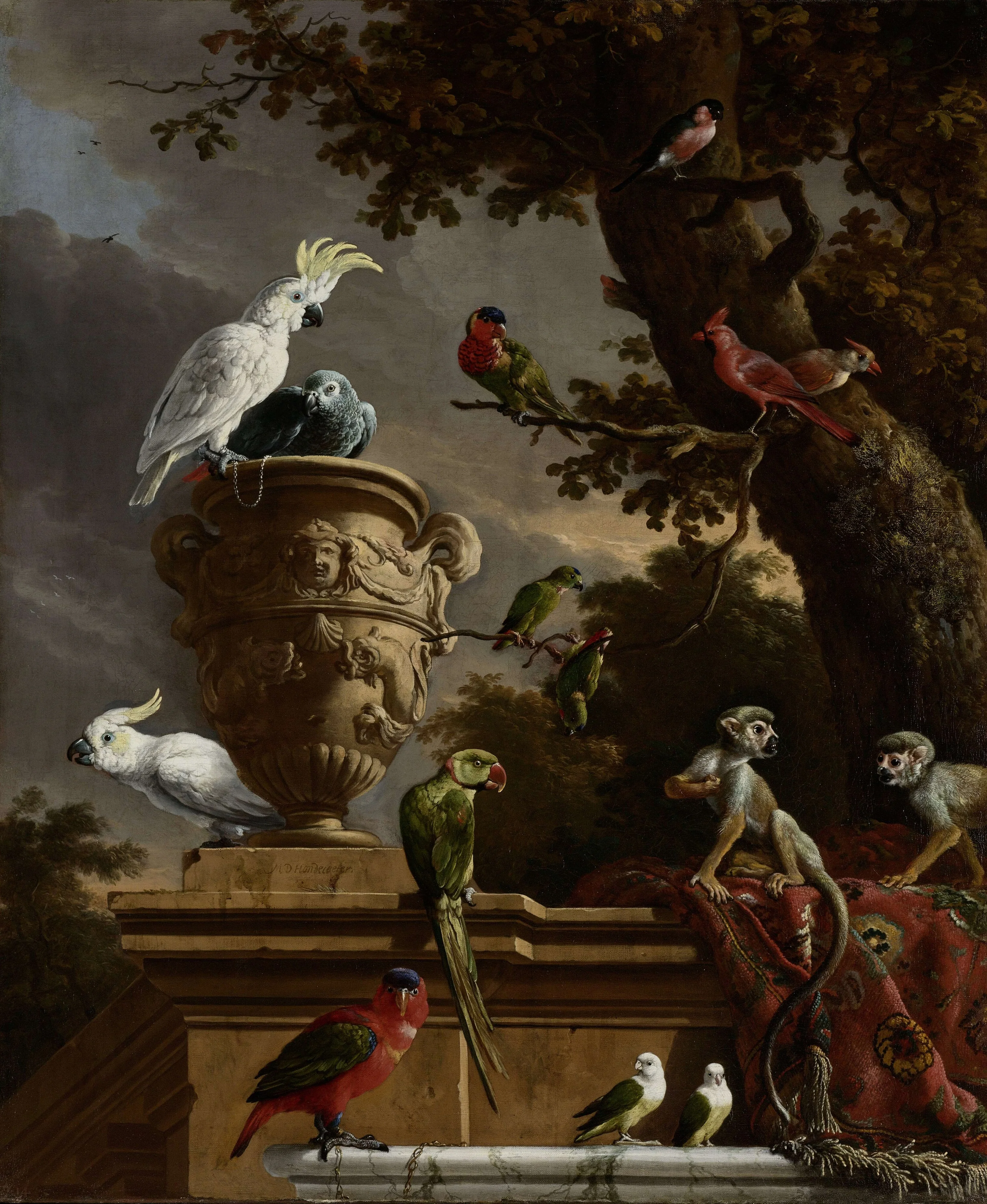 The Menagerie, detail