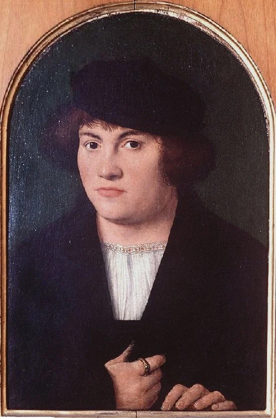 Portrait of an Unknown Man, detail