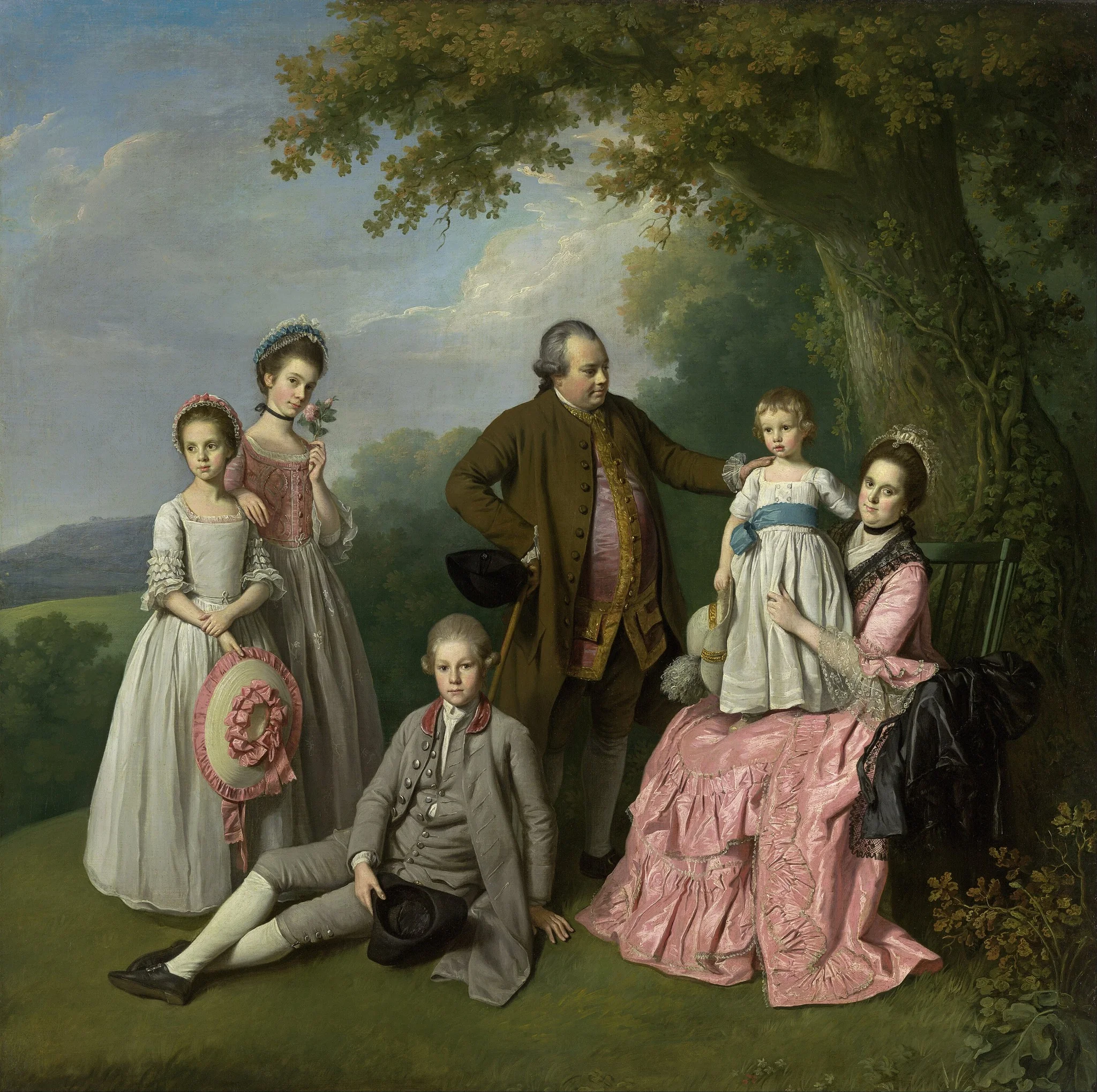 The Pybus family, detail