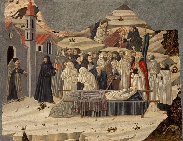 The Death of Saint Ephraim, detail