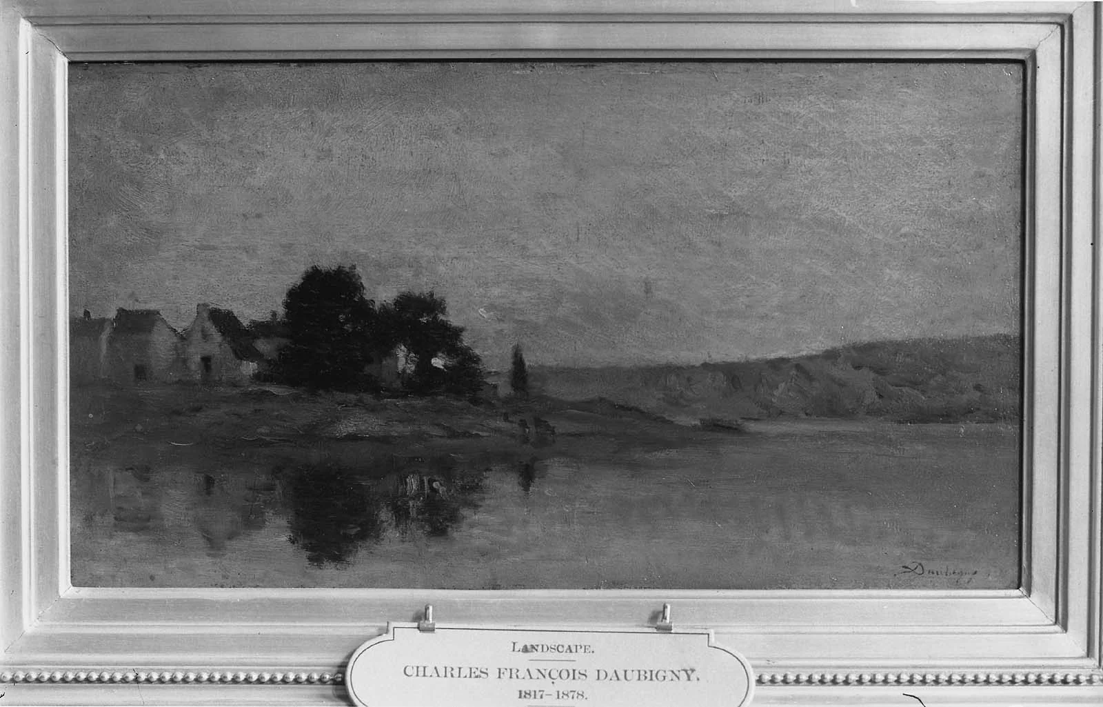 Farm by a River, detail
