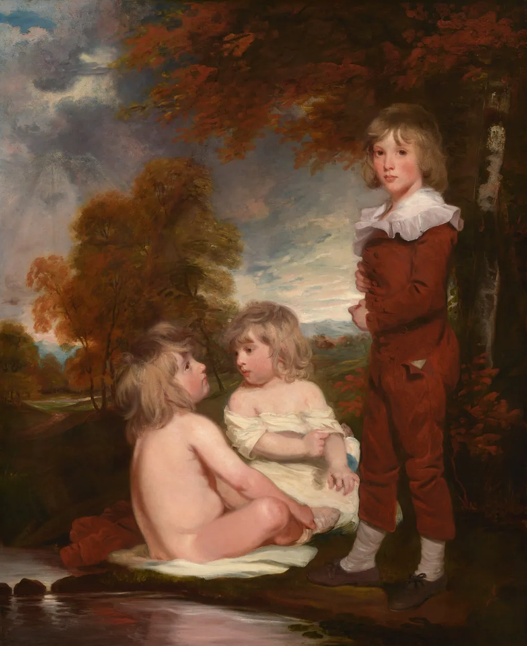 The Hoppner Children, by John Hoppner, oil, 1791