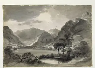 View in Langdale, by John Constable, 19