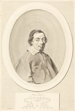 Nicolas Grillet, by Claude Mellan, ink, 1643