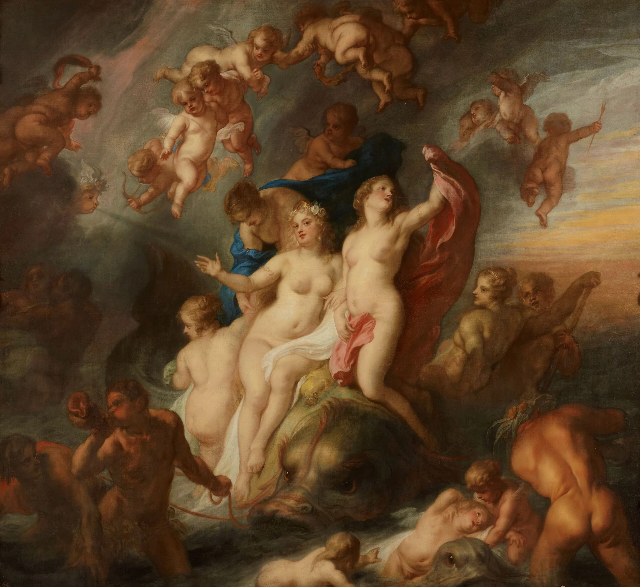 Triumph of Galatea, detail