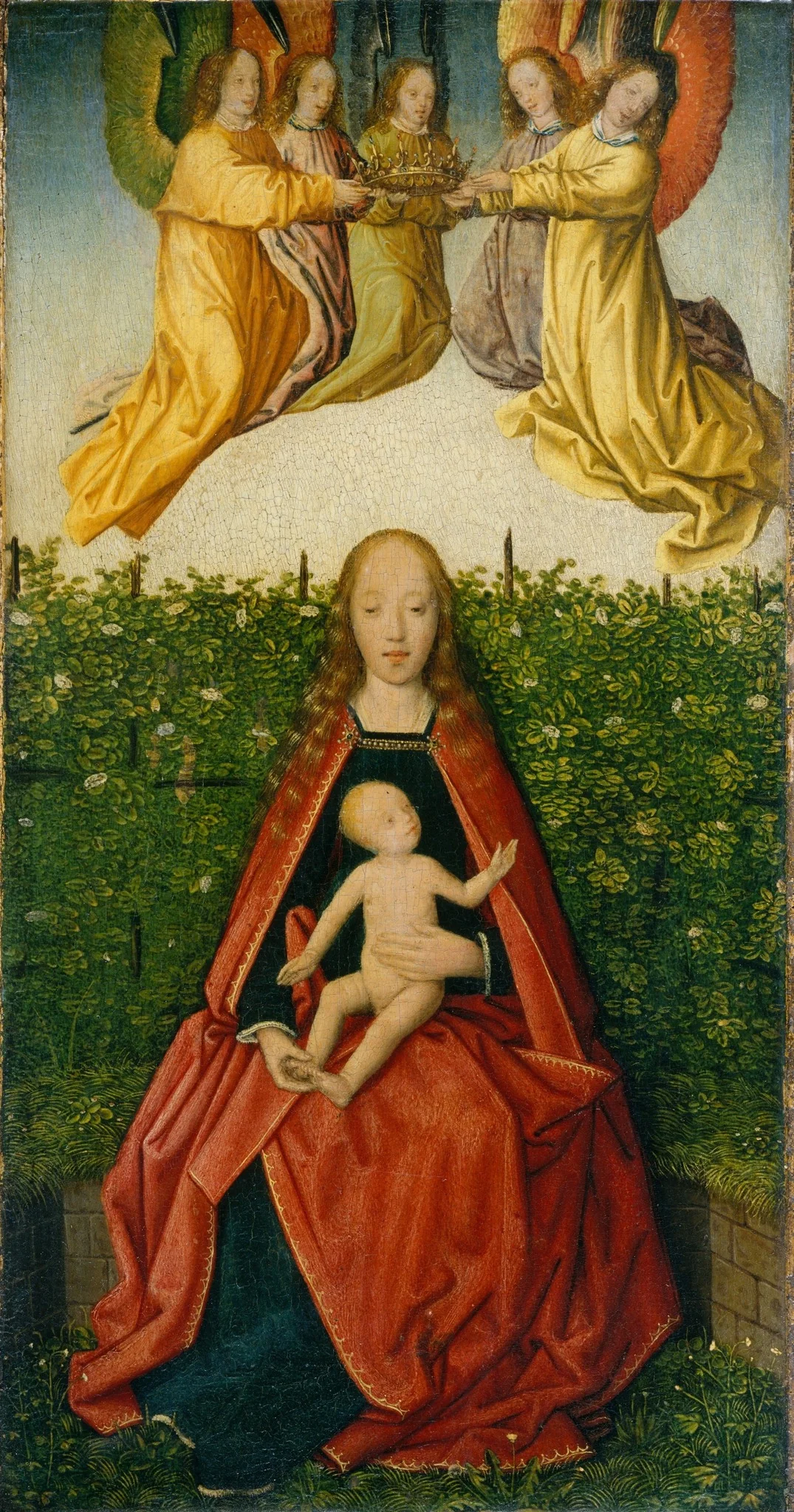 Virgin and Child, detail