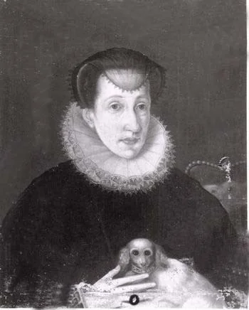 Prinzessin Maximiliane Maria von Bayern (1552-1614), Tochter Herzog Albrechts V. von Bayern, detail