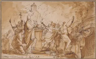 Daniel's Prophecy of the Seventy Weeks, by Lukas Stipperger, chalk, 1797