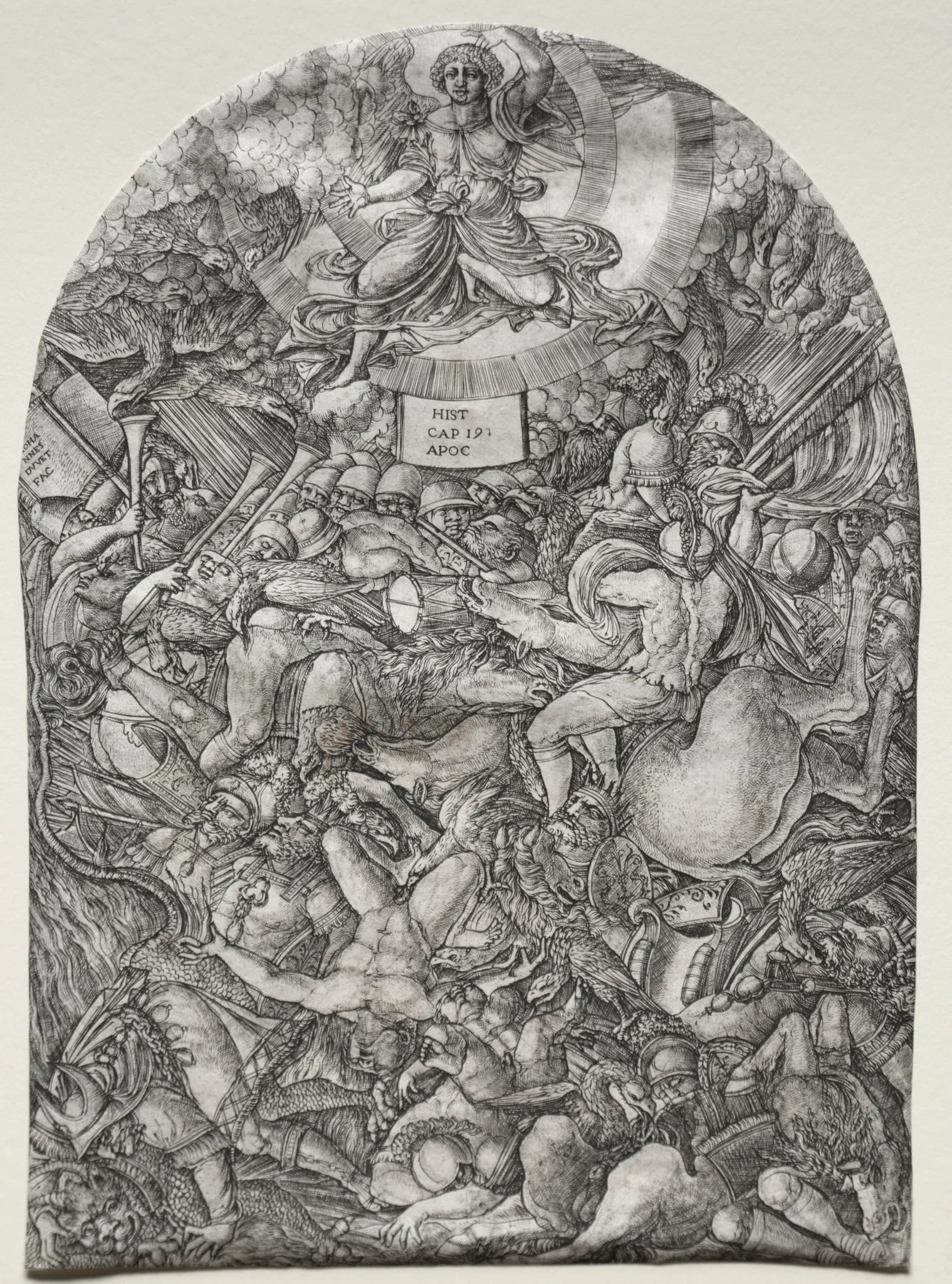 The Apocalypse: The Angel in the Sun Calling the Birds of Prey, detail