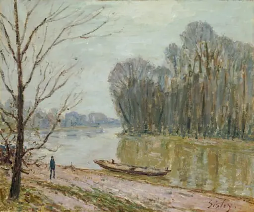 The Loire, by Alfred Sisley, oil, 1896