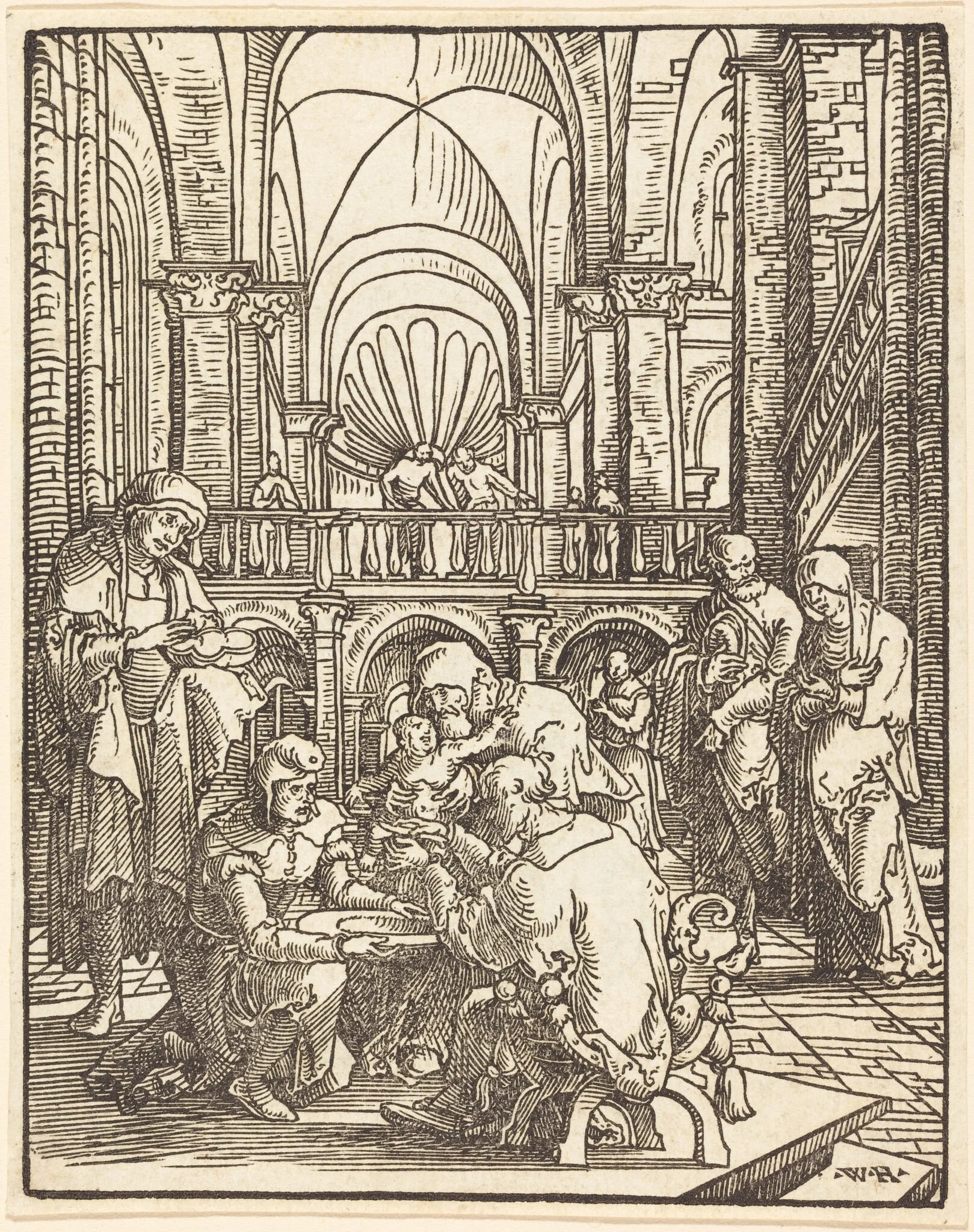 The Circumcision, detail
