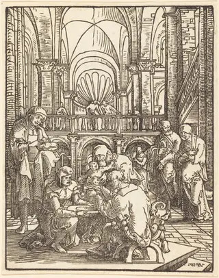 The Circumcision, by Wolf Huber, ink, 1519