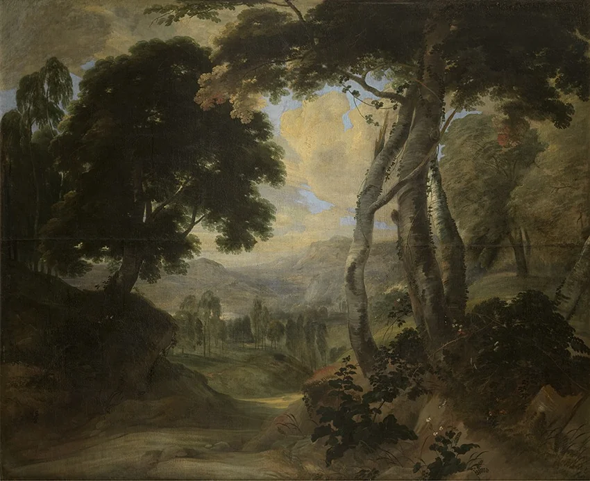 Wooded Landscape, detail