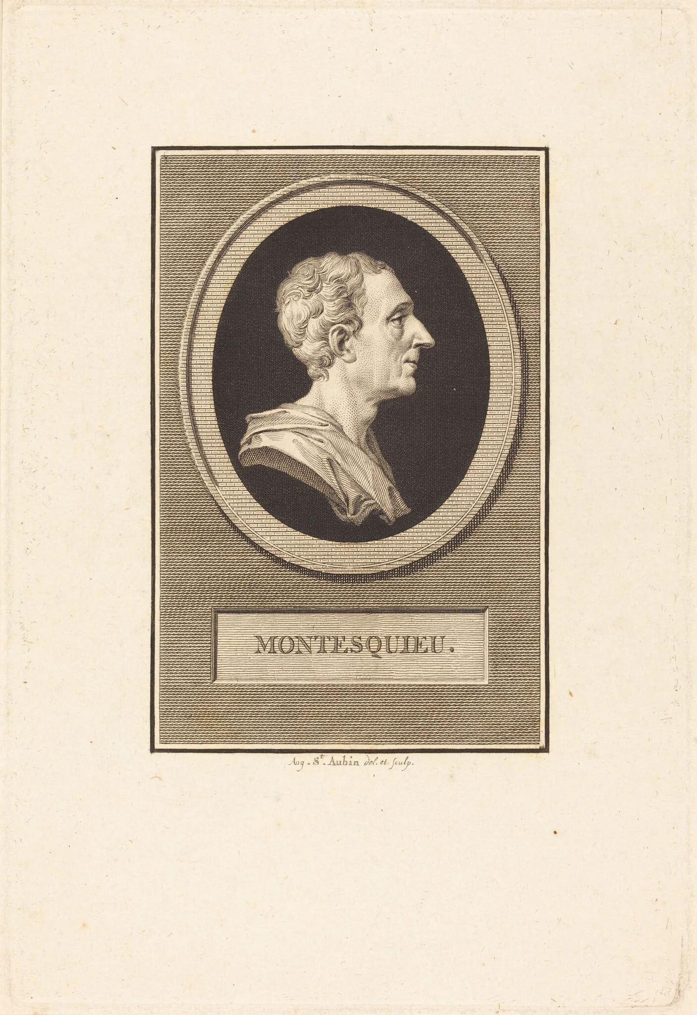 Charles Louis de Secondat Montesquieu, detail