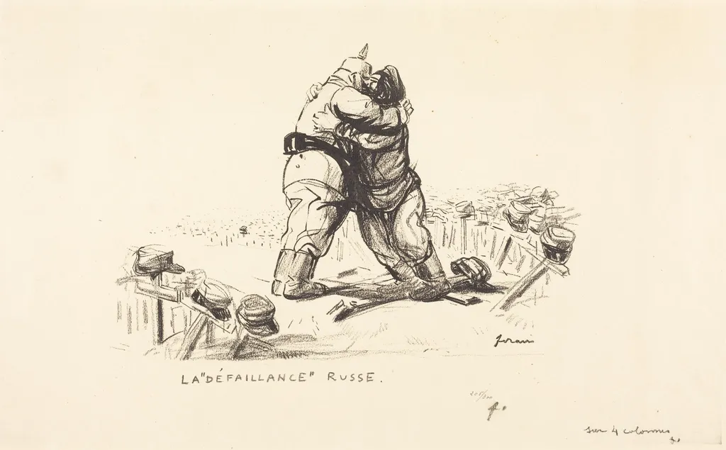La Defaillance Russe, by Jean-Louis Forain, 1916