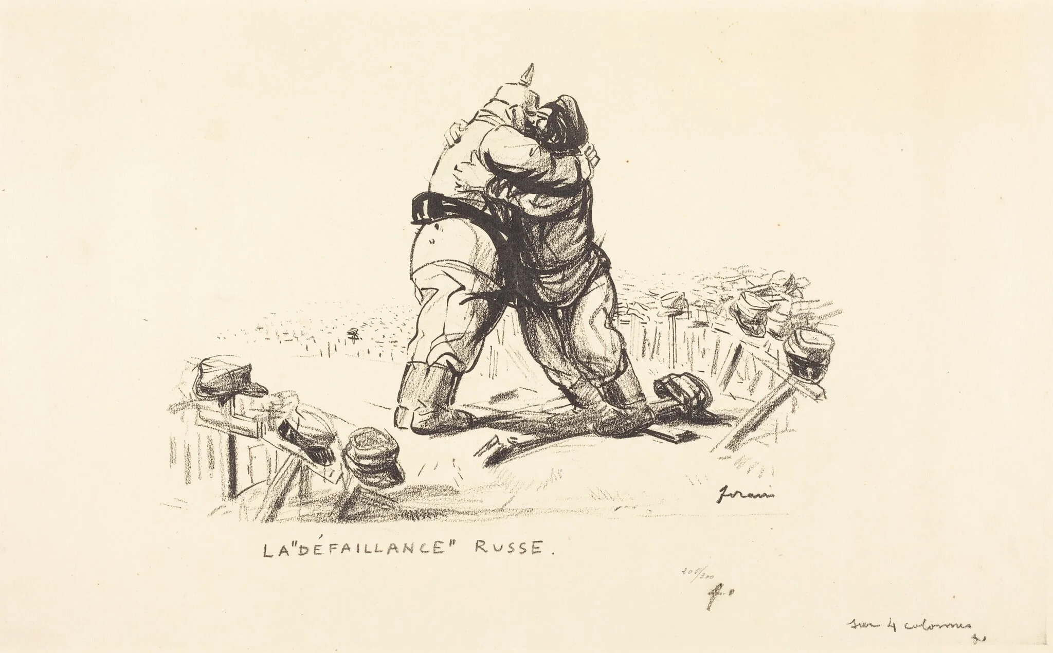 La Defaillance Russe, detail