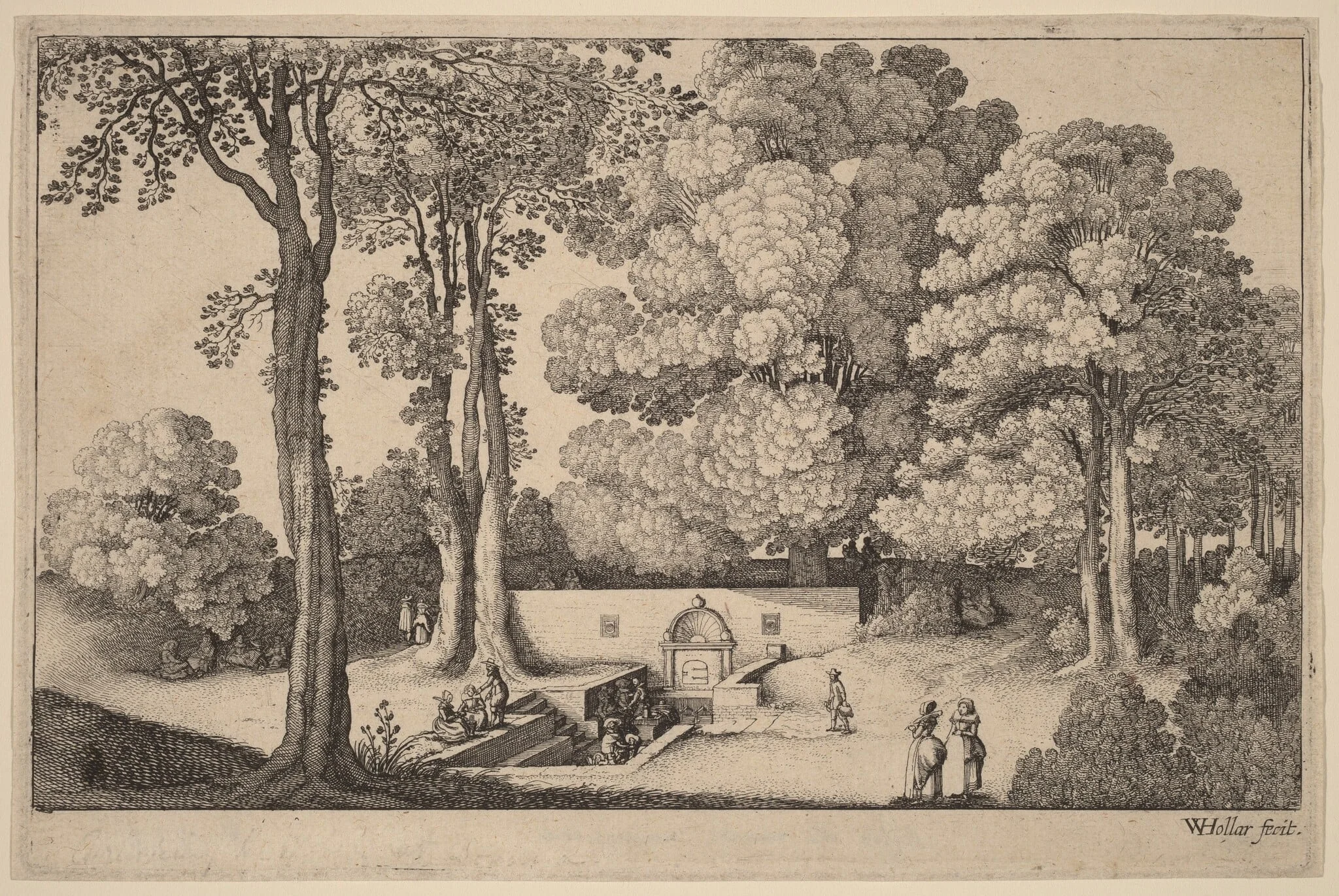 The Mineral Spring, detail