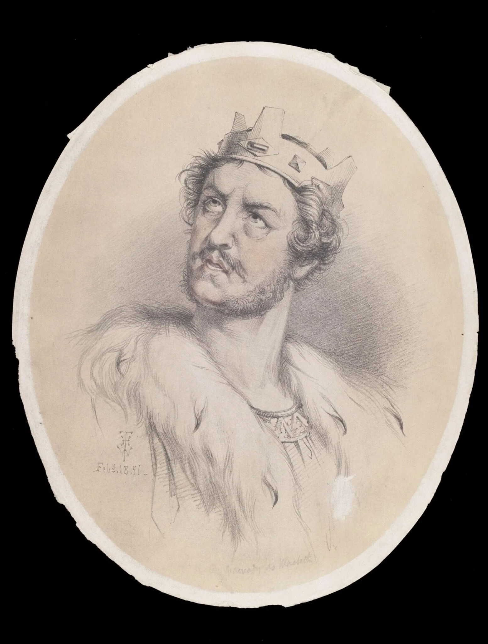 H Beard Print Collection, detail