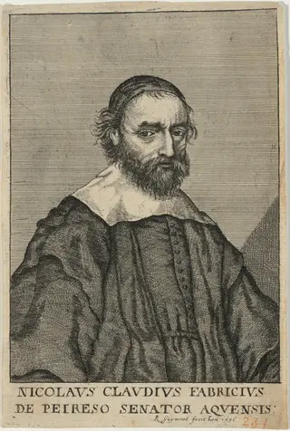Nicholas Claude Fabri de Peireso, French Antiquary, by Robert Gaywood, ink, 1656