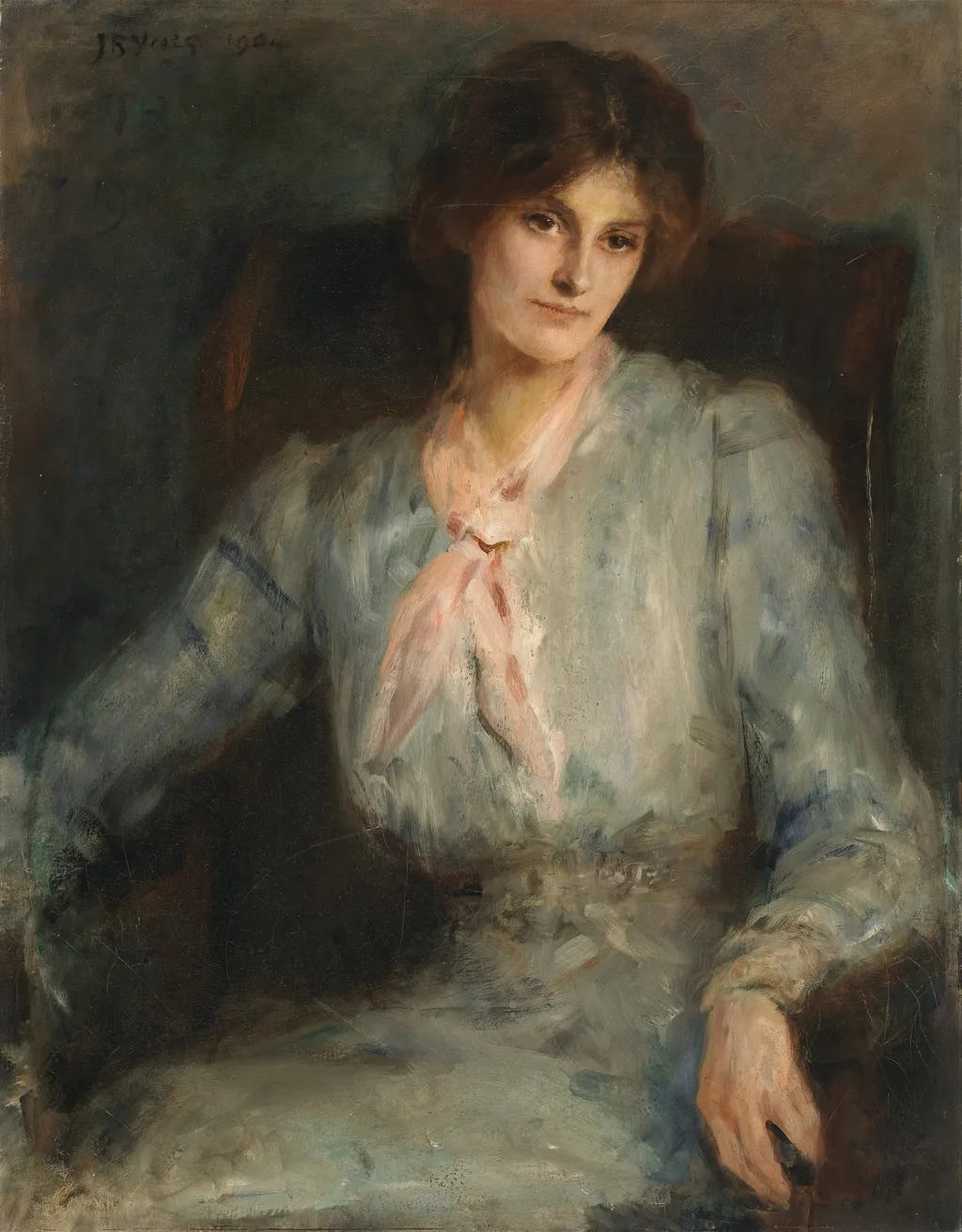 Portrait of Maire Nic Shiubhlaigh (1883-1958), Actress, by John Butler Yeats, oil, 1904