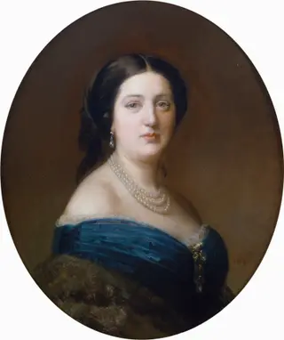 Manuela María Miquel y Lucuy, by Federico de Madrazo y Kuntz, oil, 1854