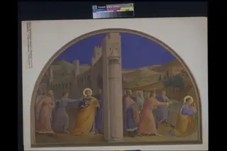 Copy after The Expulsion of St Stephen and The Martyrdom of St Stephen, Fra Angelico in the Niccoline Chapel (Vatican, Rome), by Fra Angelico, watercolor