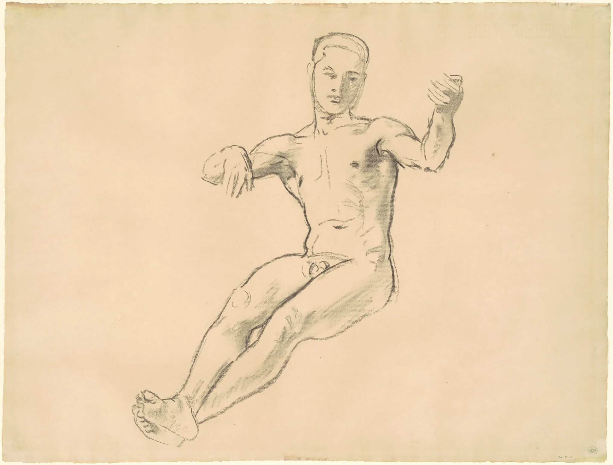 Study for "Arion", detail