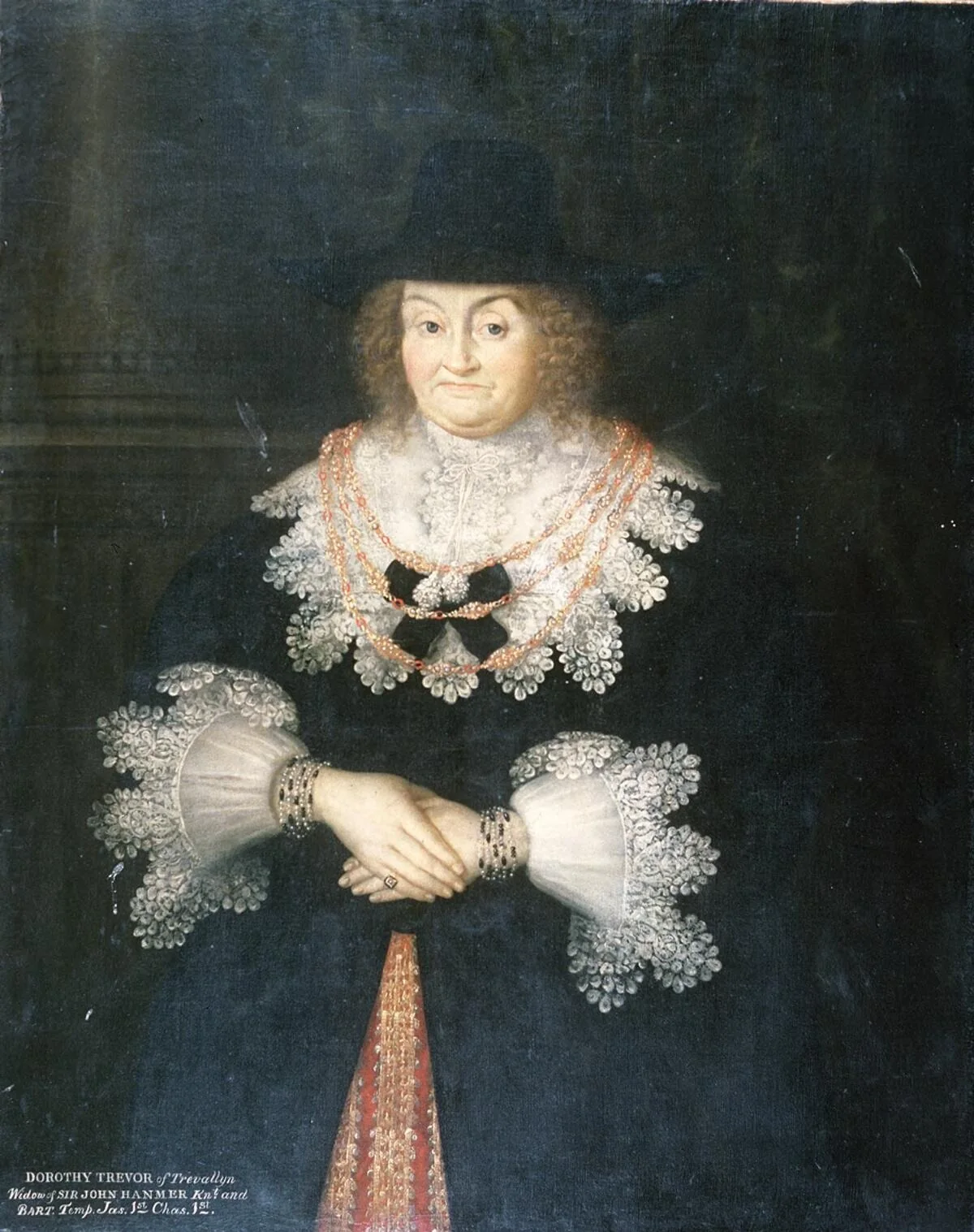 Dorothy Trevor of Trevallyn, detail
