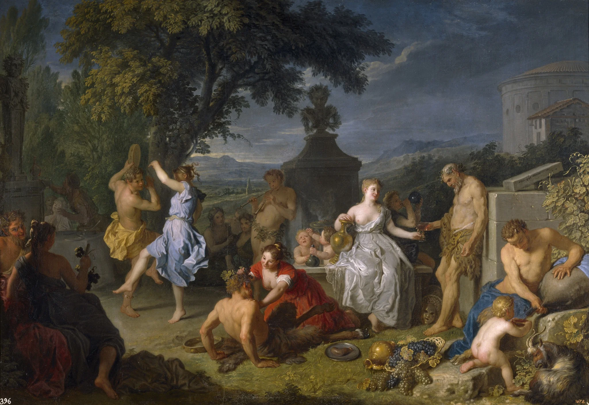 Bacchanal, detail