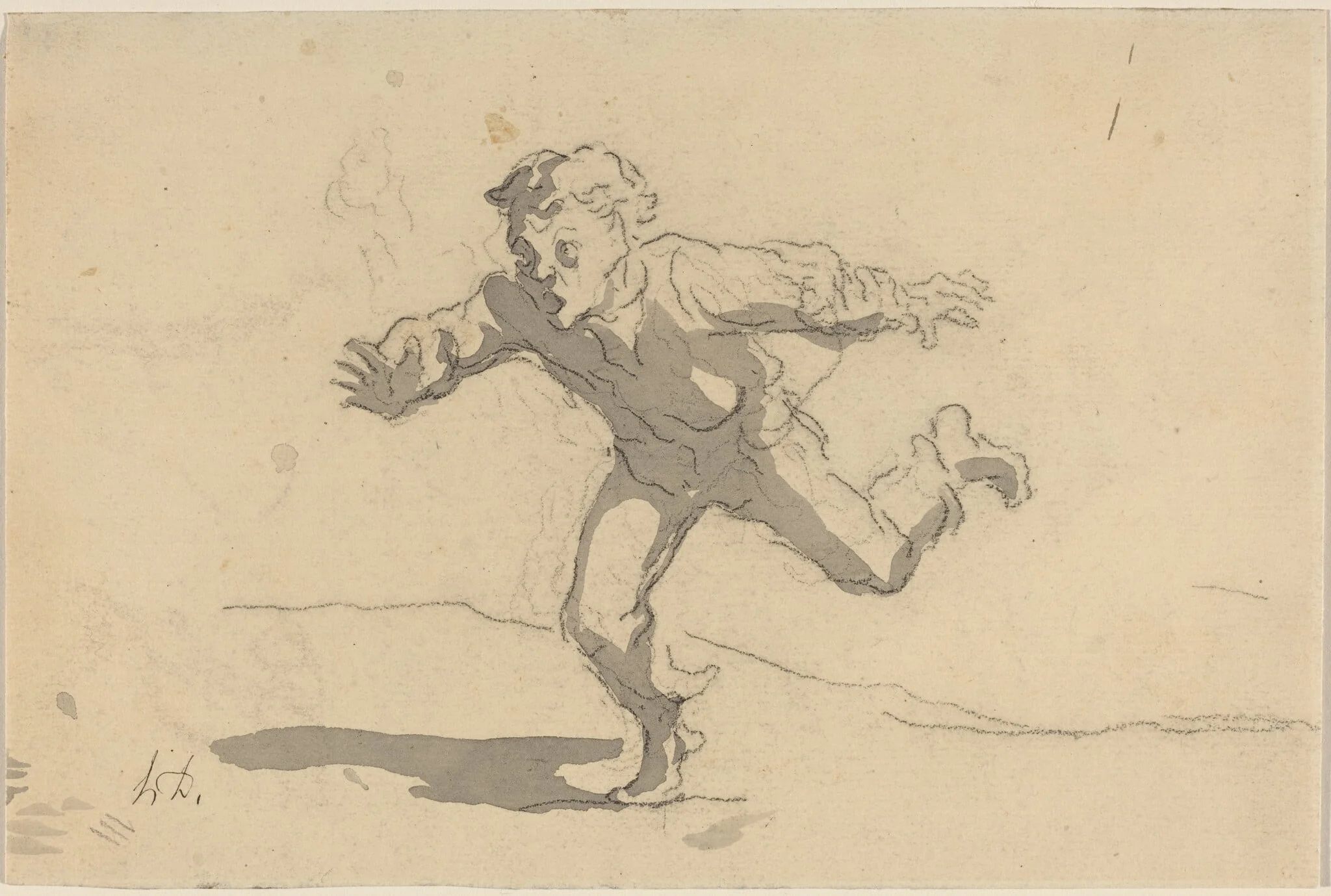 The Young Courier, detail