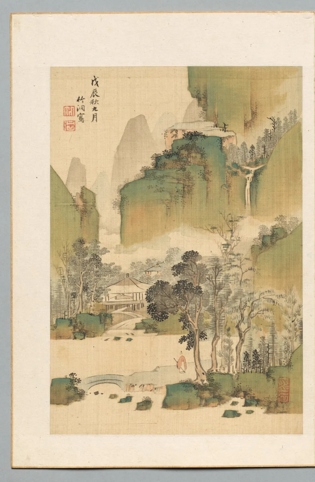 Landscape, by Chikutō Nakabayashi, 1808