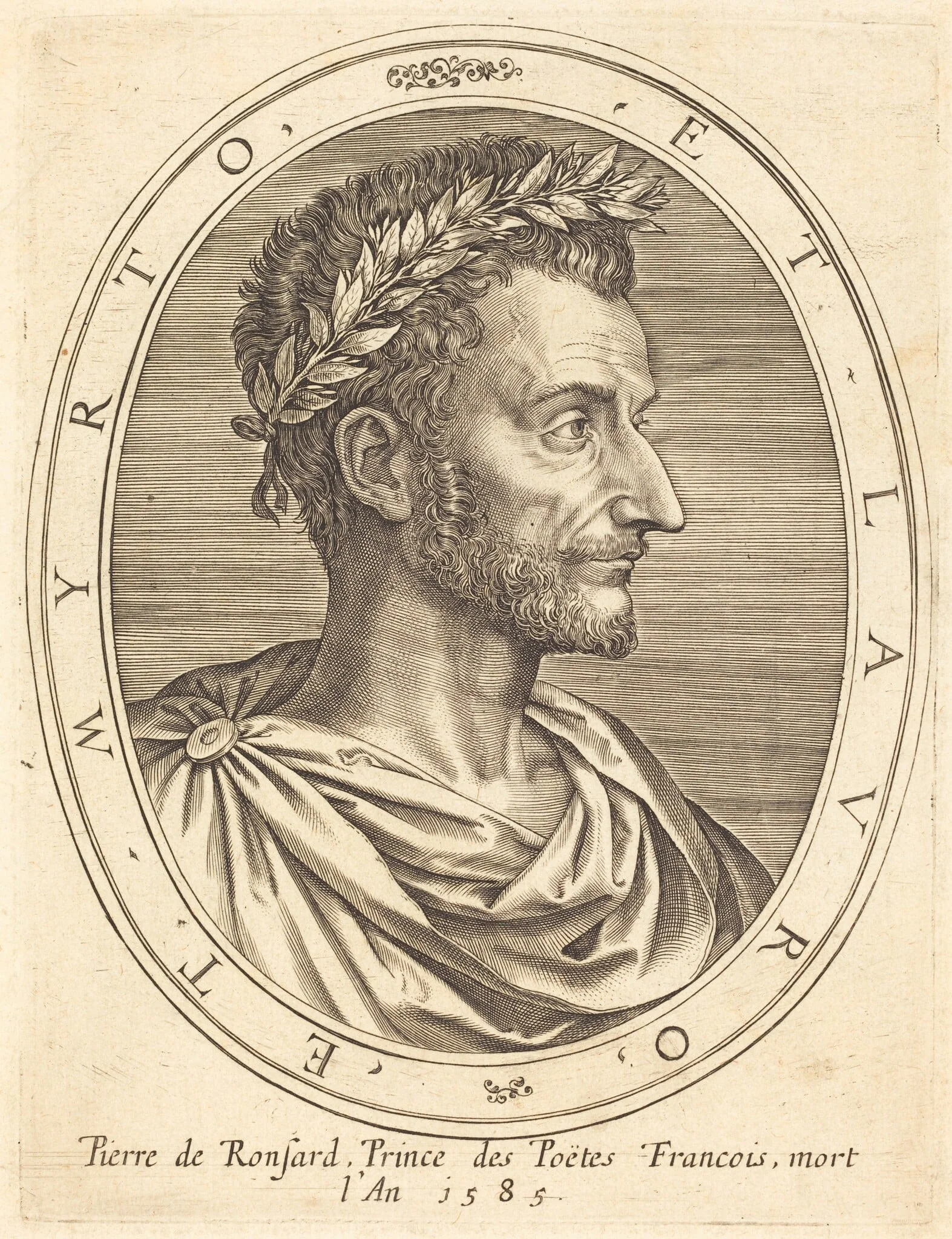 Pierre de Ronsard, detail