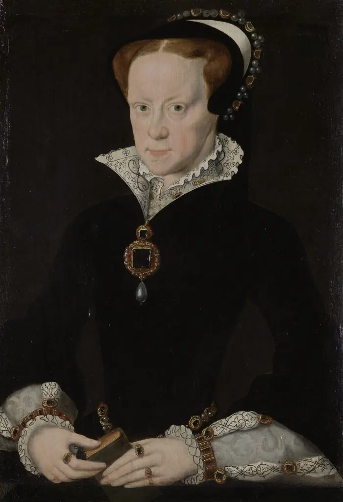 Mary Tudor, by Hans Eworth, oil, 1538