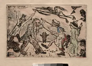 The Seven Deadly Sins: Anger, by James Ensor, 1904