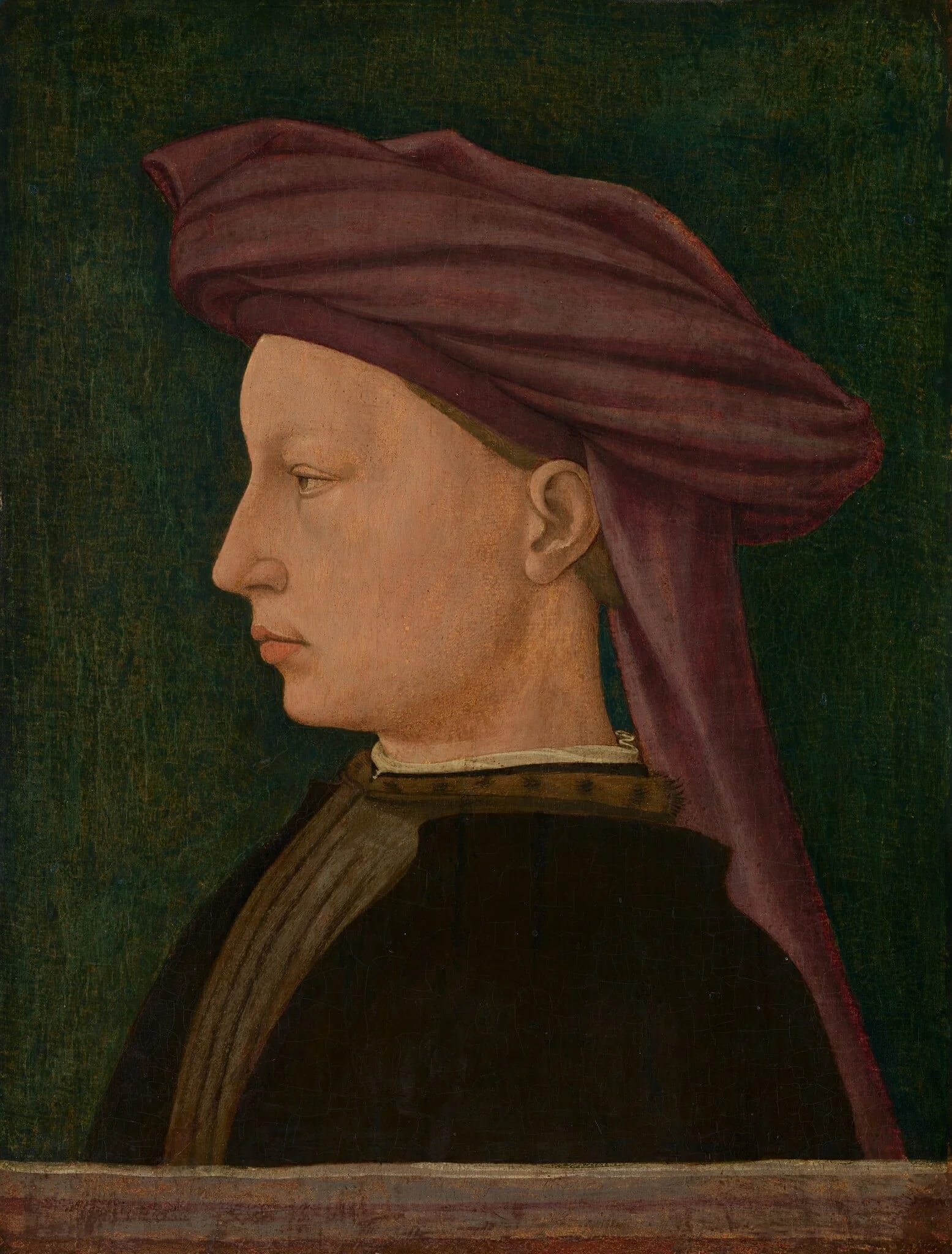 Profile Portrait of a Young Man, detail