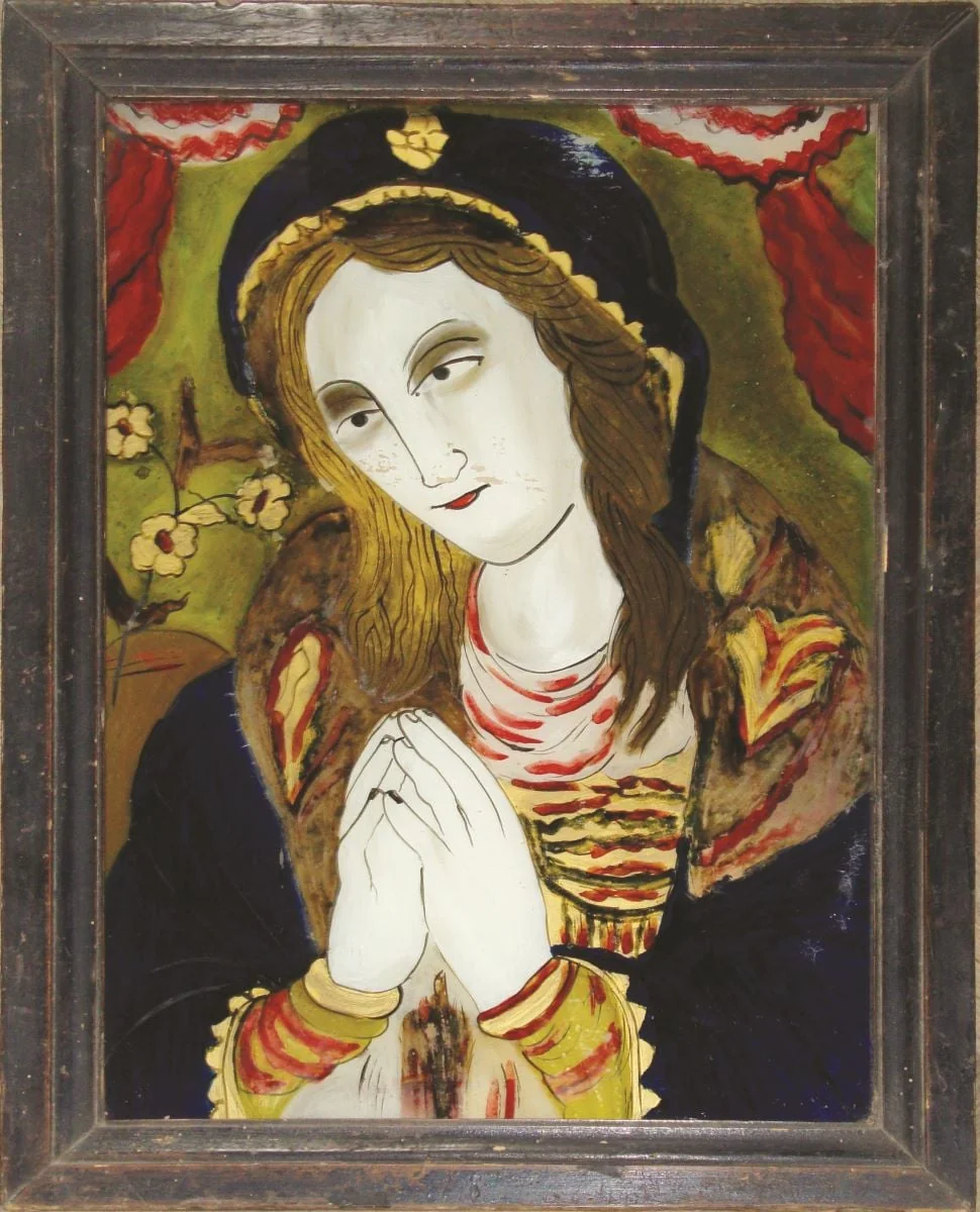 Maica Domnului îndurerată, detail